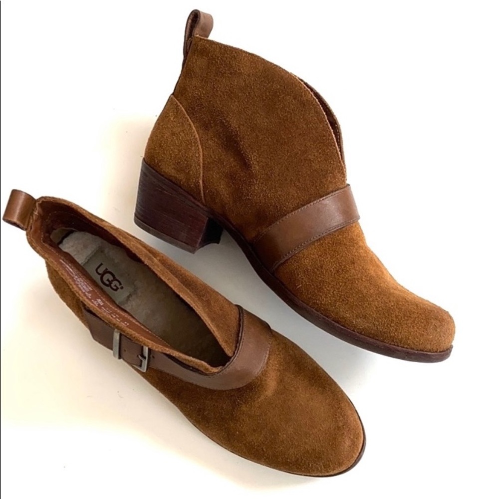 Like New UGG Leather Booties - Picture 3 of 12